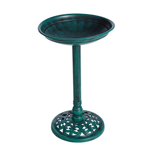 Gardman VERDIGRIS PLASTIC BIRDBATH W22 RA01273X